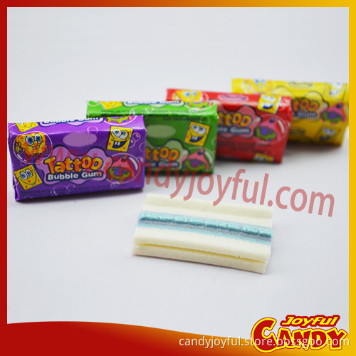 Spongebob Candy Bubble Gum with tatoo paper